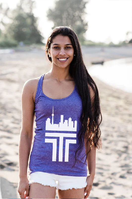 Toronto 'T' 2019 Tank - Womens glitter tank top