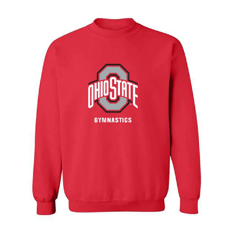 Ohio State - NCAA Women's Gymnastics : Cameron Smith - Classic Shersey Crewneck Sweatshirt Hoodie with Hem Raw Edge Edgy Unfinished