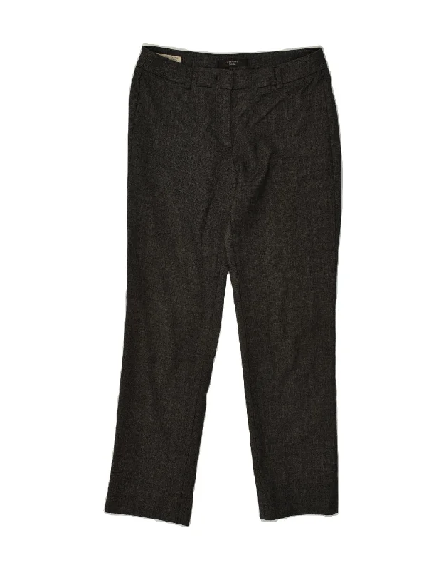 MAX MARA Womens Stretch Slim Suit Trousers UK 8 Small W28 L28  Grey Trousers Pleated Formal
