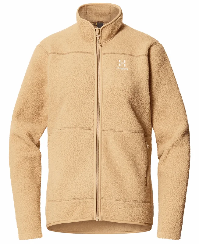 Mossa Pile Jacket Women Welt Pockets Slit Pockets Flap Pockets