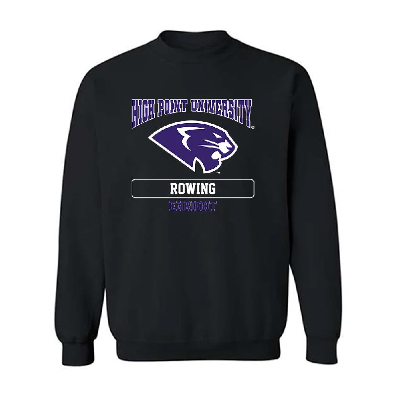 High Point - NCAA Women's Rowing : Caitlin Enright - Crewneck Sweatshirt Hoodie with Turtle Neck Cozy Winter