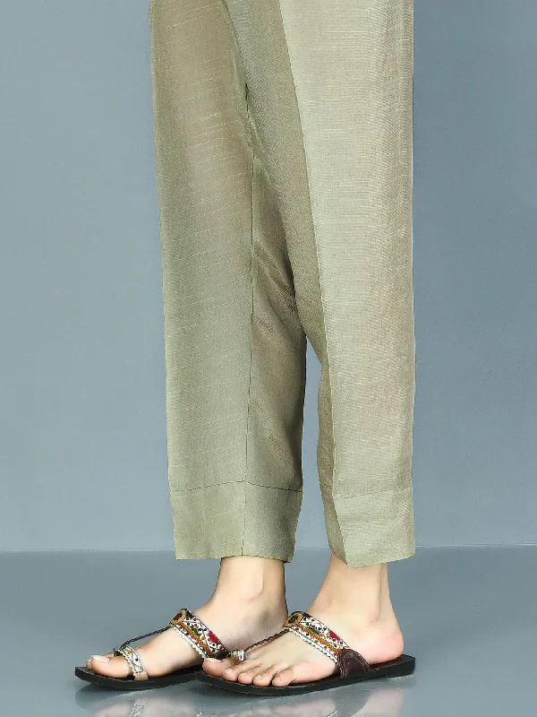 Raw Silk Trouser Trousers stylish elegant