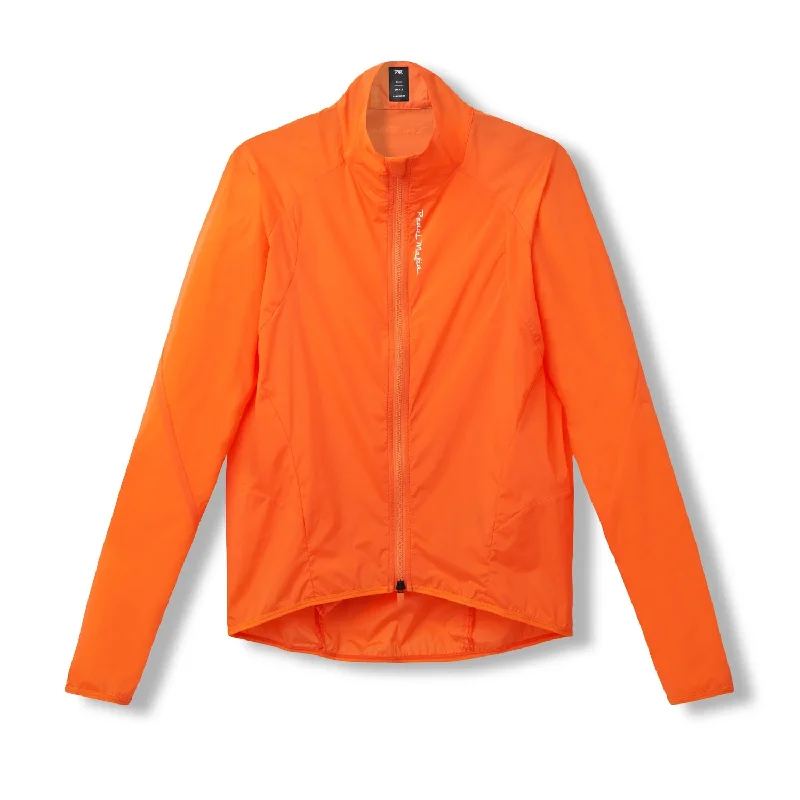 Women's Core Light Jacket - Orange Collared Jacket Crew Neck Jacket Turtle Neck Jacket
