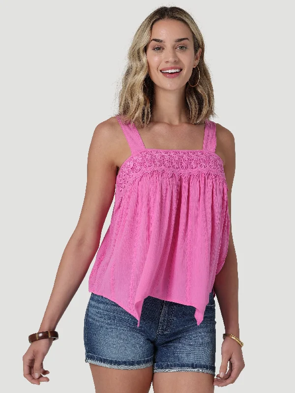 Women's Wrangler Tank #112330034 peach tank top