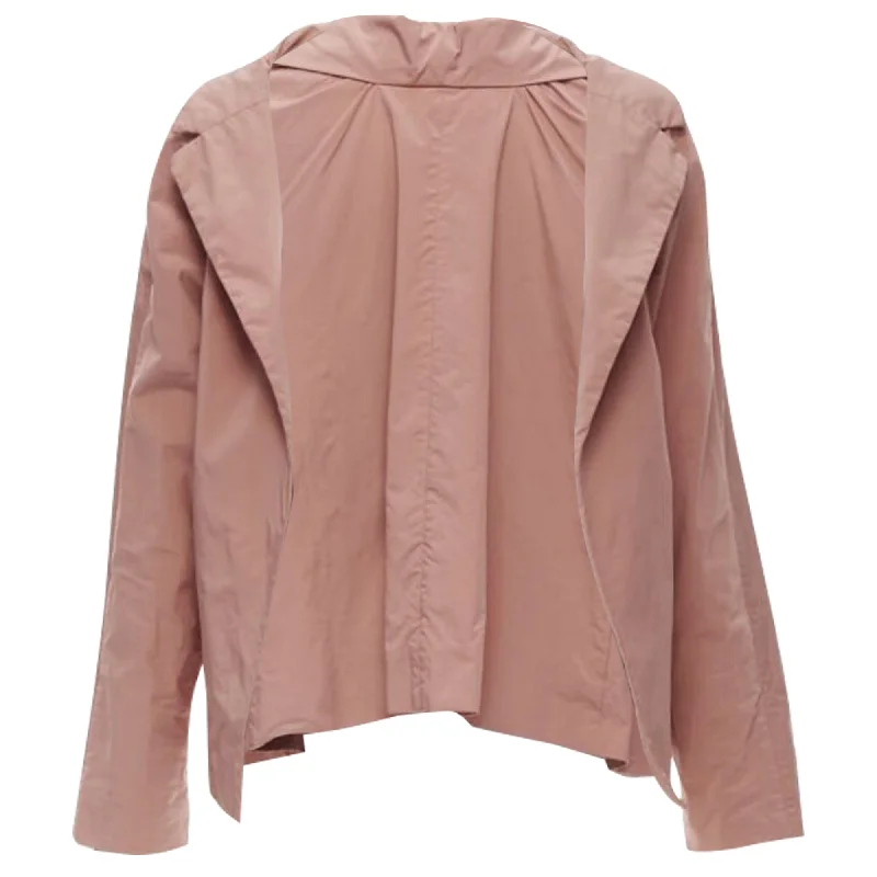 Marni polyamide nylon spread collar blazer jacket Satin Jacket Silk Jacket Chiffon Jacket