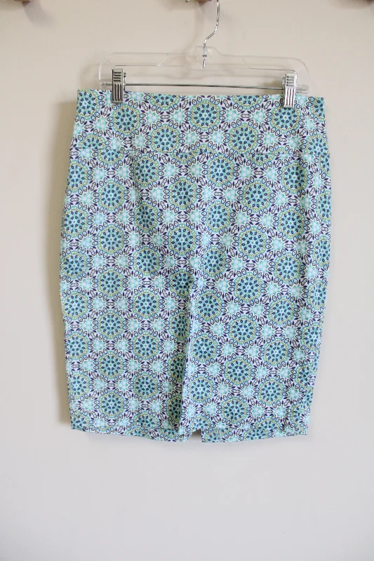 Anni Kurn Blue Green Skirt | 2 belted skirt waist