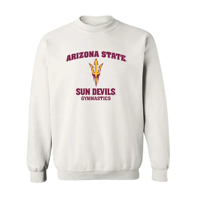 Arizona State - NCAA Women's Gymnastics : Kayla Lee - Sports Shersey Crewneck Sweatshirt Hoodie with Cuffed Sleeves Snug Secure