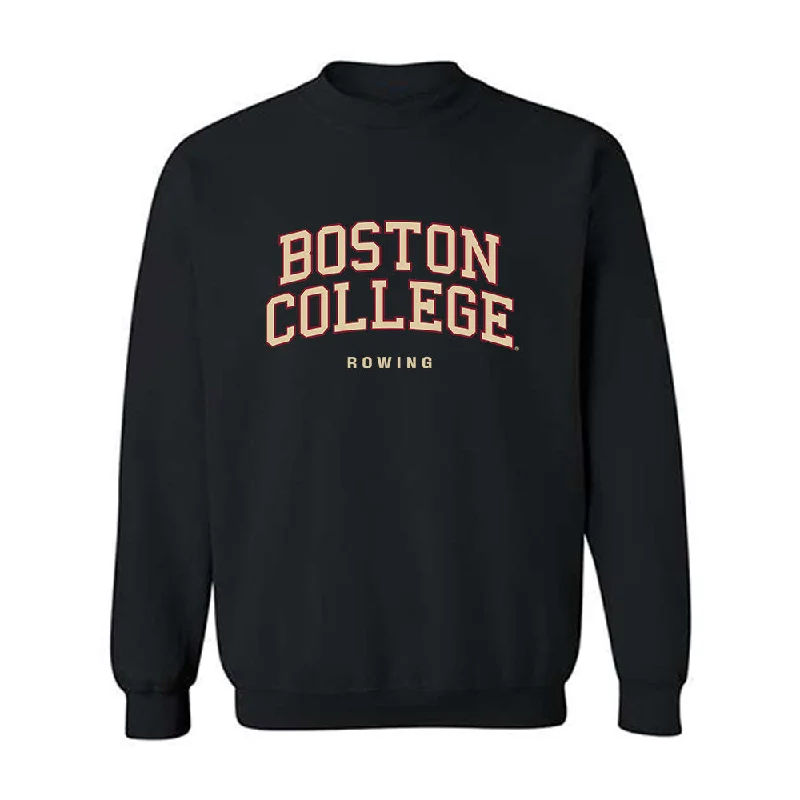 Boston College - NCAA Women's Rowing : Leighton Davis - Classic Shersey Crewneck Sweatshirt Hoodie with Hem Lace Feminine Delicate