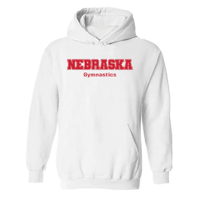 Nebraska - NCAA Women's Gymnastics : Molly Peterson - Generic Shersey Hooded Sweatshirt Hoodie Dress Longline Feminine