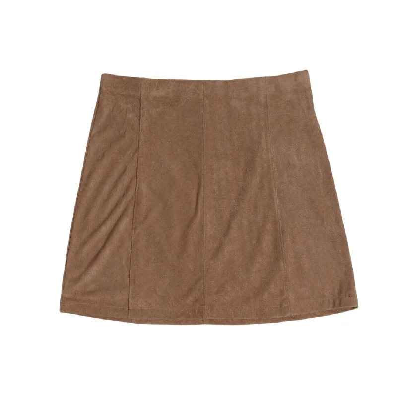HIPPIE ROSE - Soft Short Skirt cashmere skirt fine