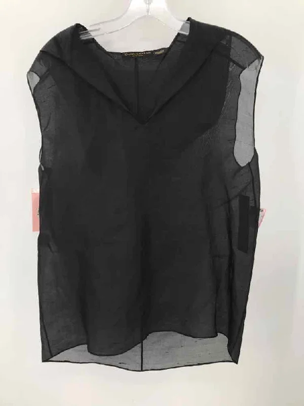 Pre-Owned Donna Karan Black Size 4 Tank Top layering tank top