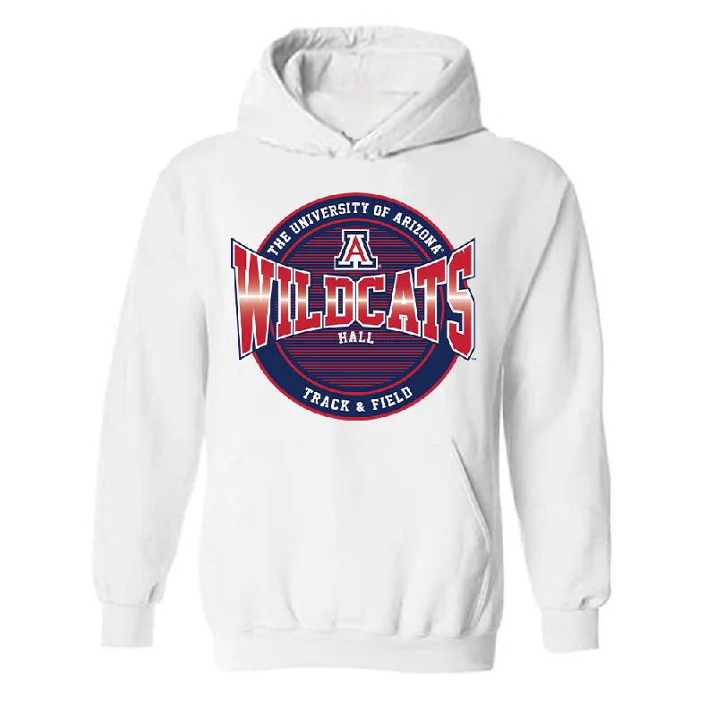 Arizona - NCAA Women's Track & Field : Keilee Hall - Classic Fashion Shersey Hooded Sweatshirt Hoodie with Ribbed Cuffs Snug Fit Comfort