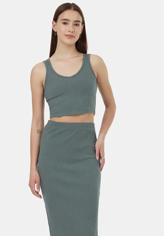Cropped Fitted Tank modal blend tank
