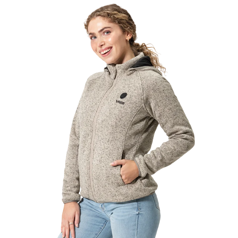 Women's Fleece Heated Jacket with Hood Lace Jacket Ribbed Jacket Sequined Jacket