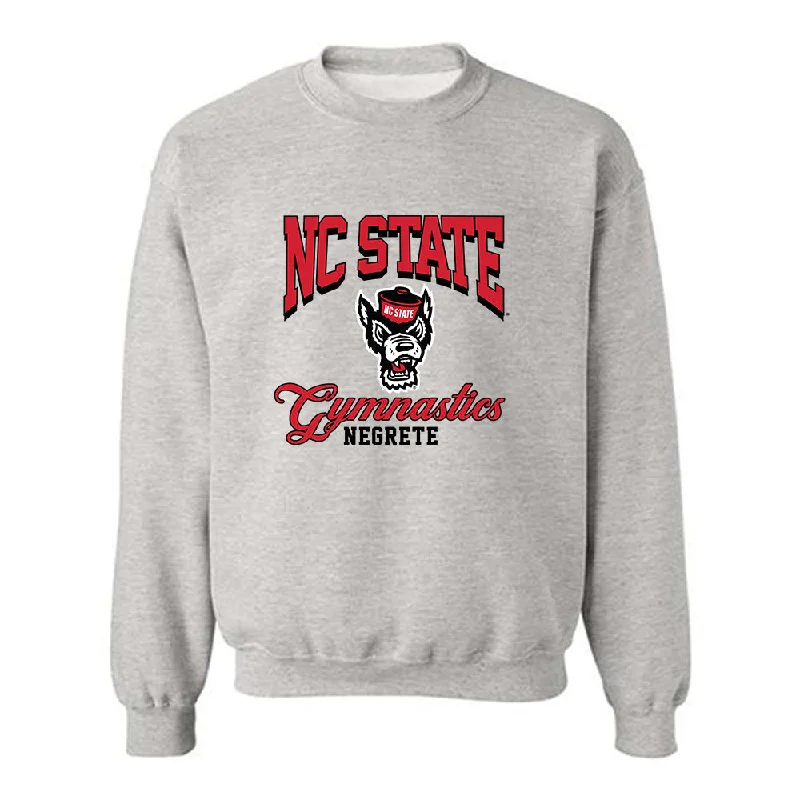 NC State - NCAA Women's Gymnastics : Chloe Negrete - Fashion Shersey Crewneck Sweatshirt Hoodie with Slim Fit Tailored Modern
