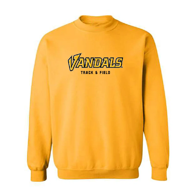 Idaho - NCAA Women's Track & Field : Tesse Kamps - Crewneck Sweatshirt Hoodie with Camouflage Military Edgy