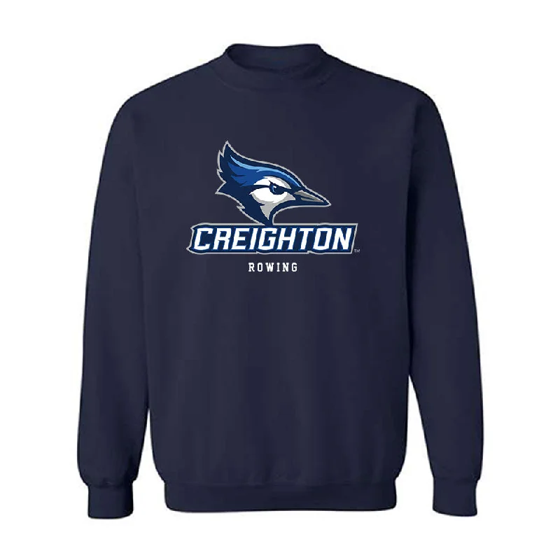 Creighton - NCAA Women's Rowing : Jaimie Gale - Classic Shersey Crewneck Sweatshirt Hoodie with Embroidery Detailed Premium