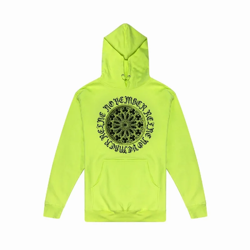 November Reine CIRCLE OF LIFE HOODIE (Neon) Hoodie Jacket Zipper Layering