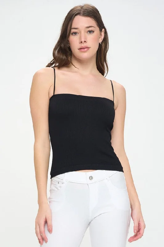 Women's Ribbed Seamless Tank adorable tank top