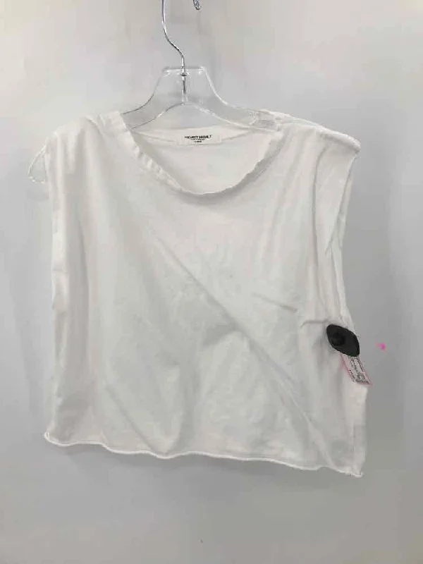 Pre-Owned Project Social T White Size XS Tank Top v-neck tank top