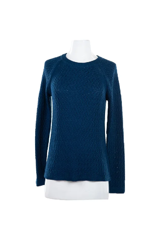 Jones New York Sweater Welt Pockets Slit Pockets Flap Pockets