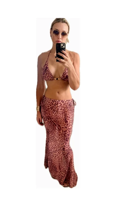 KAAL African Bikini & Skirt wool skirt thick