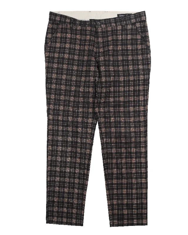 Plaid Print Trouser (2007) Love God Murder Trousers Modern Contemporary