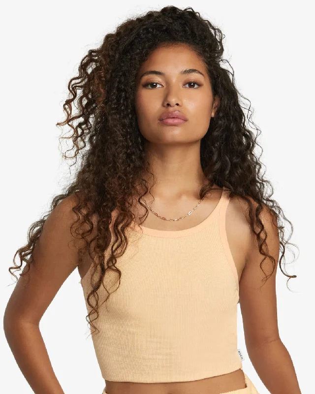 Slide Tank Top - Melon floral tank top