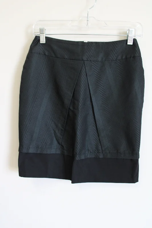 BCBC Maxaria Black Green Skirt | 0 cashmere skirt fine