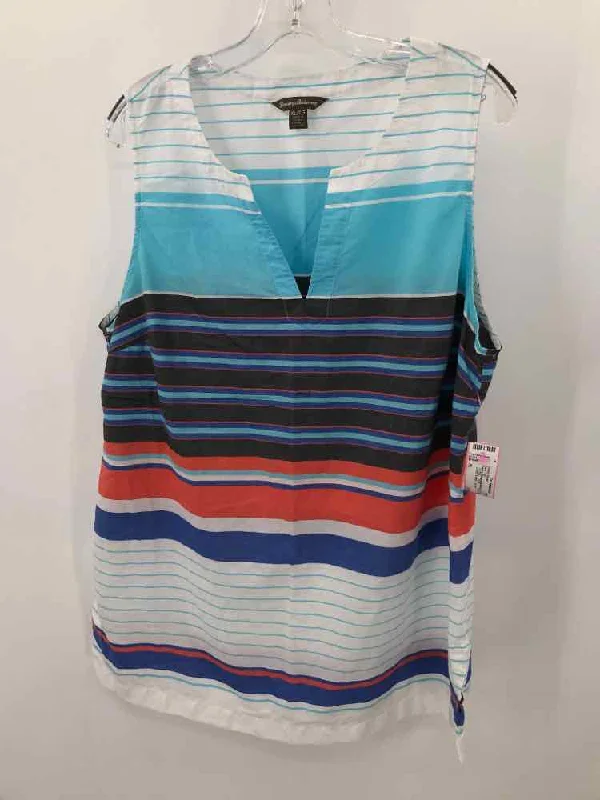 Pre-Owned Tommy Bahama Blue Size XL Tunic Tank Top basic tank top