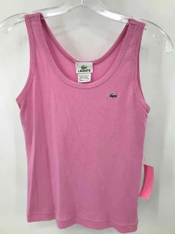 Pre-Owned Lacoste Pink Size 6 Tank Top sage tank top