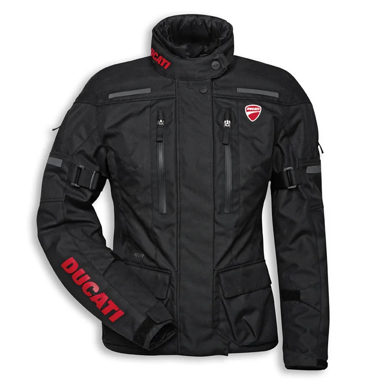 Ducati Tour C4 Women's Fabric Jacket Toggled Jacket Drawstring Jacket Belted Jacket