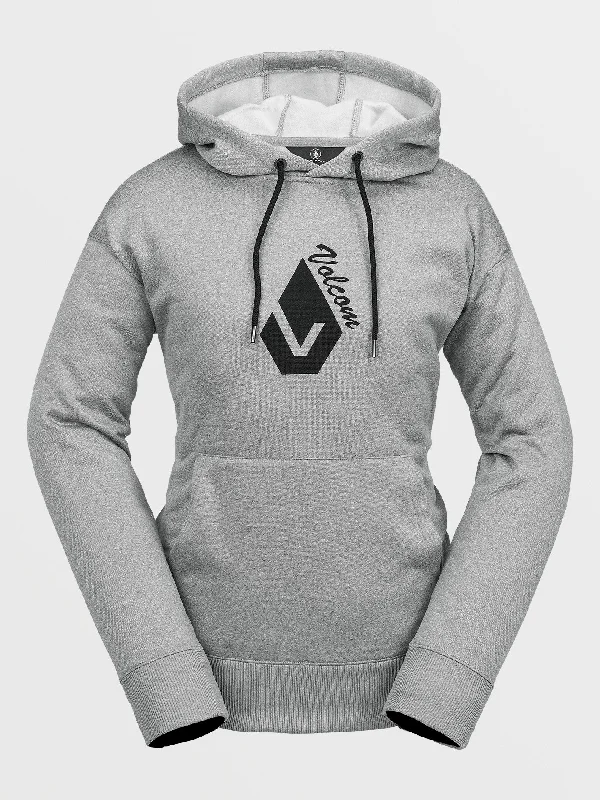 Core Hydro Hoodie - HEATHER GREY Hoodie with Zipper Versatile Modern