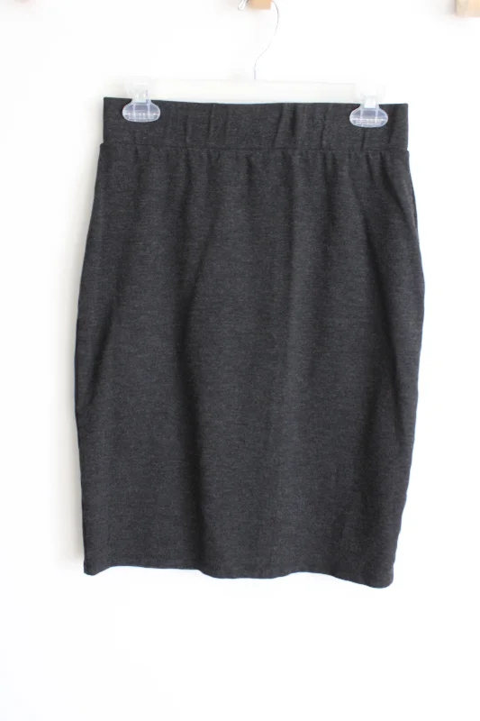 Mikarose Dark Gray Pencil Skirt | S boho skirt vibe