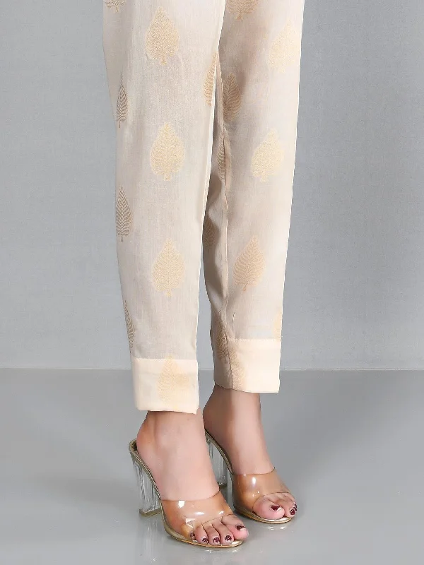 Jacquard Trouser Trousers Tapered Slim Fit