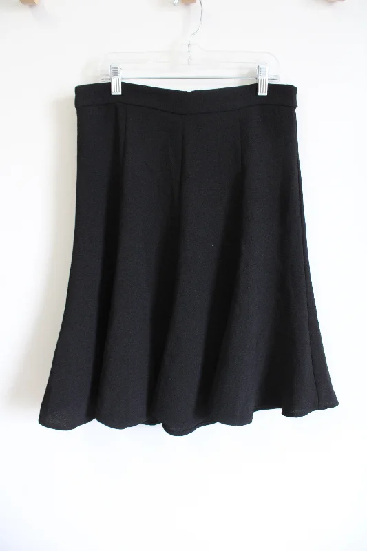 Old Navy Black Flare Skirt | 6 linen skirt airy