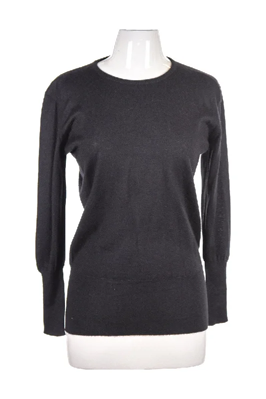 Black Sweater Spandex Rayon Corduroy