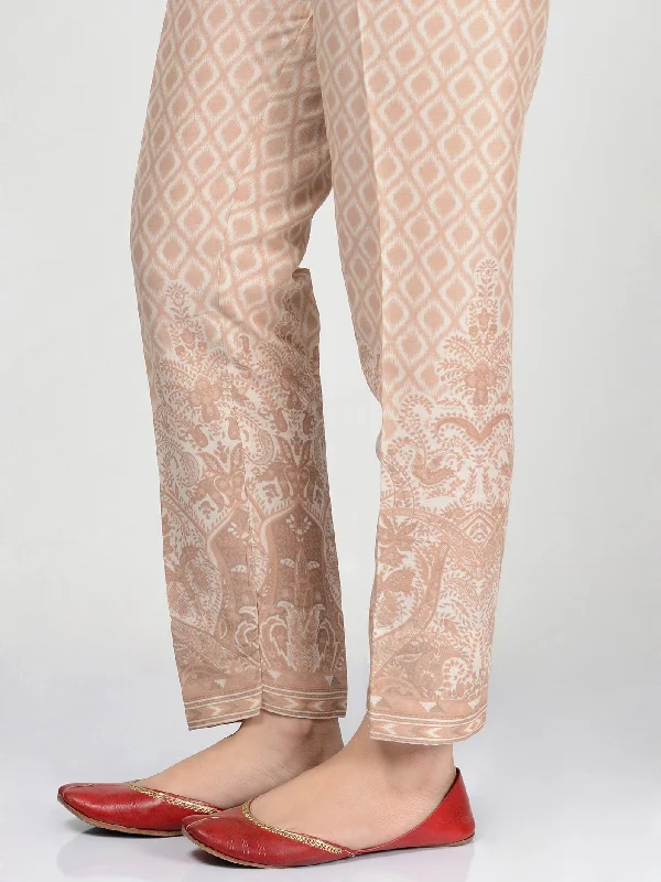 Satin Printed Trouser Trousers Mesh Breathable