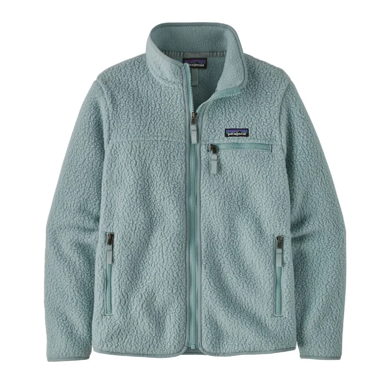 W's Retro Pile Jacket Front Pockets Side Pockets Patch Pockets