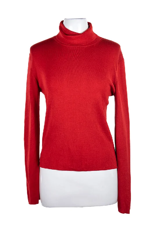 Neiman Marcus Sweater Herringbone Houndstooth Plaid