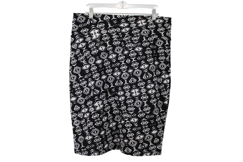 LuLaRoe Black Skirt | XL velvet skirt sumptuous