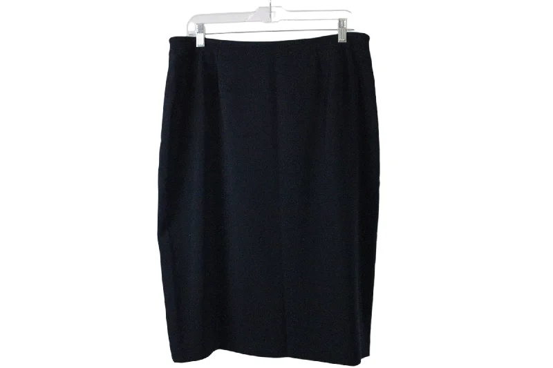 Kasper Navy Blue Skirt | 14 seamless skirt comfort