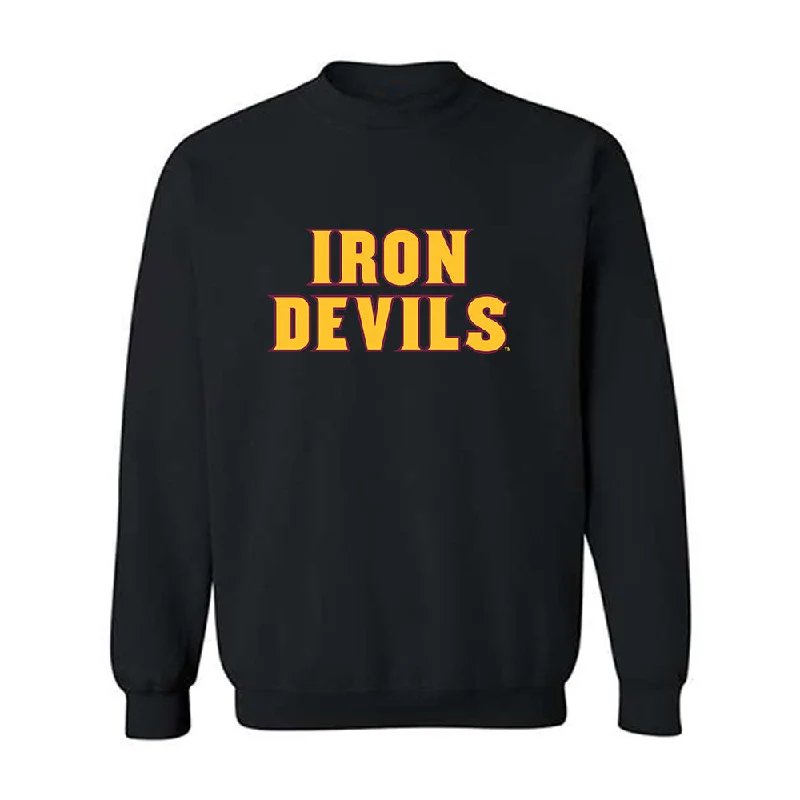 Arizona State - NCAA Women's Track & Field : Lauren Brown - Replica Shersey Crewneck Sweatshirt Hoodie with Hem Patch Decorative Personalized