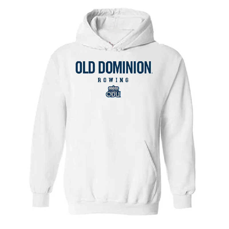 Old Dominion - NCAA Women's Rowing : Lily Baumann - Classic Shersey Hooded Sweatshirt Hoodie with Fur Luxurious Winter