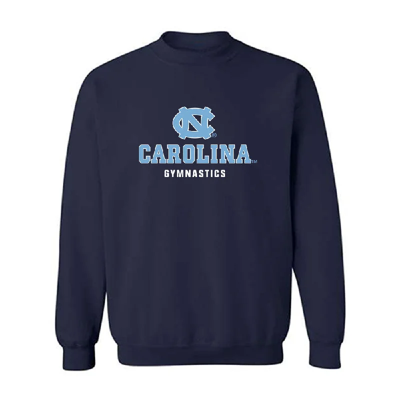UNC - NCAA Women's Gymnastics : Jordan Valahovic - Classic Shersey Crewneck Sweatshirt Hoodie with Ribbed Cuffs Snug Fit Comfort