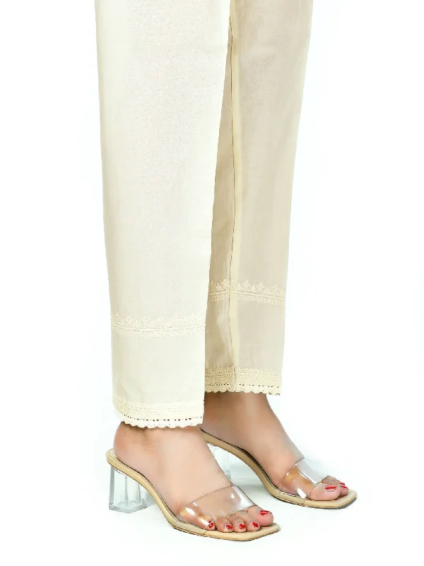 Embroidered Cambric Trouser Trousers Mesh Breathable