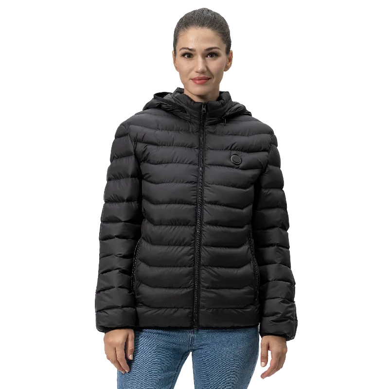 Women's Upgraded Heated Jacket 7.4V Quilted Jacket Puffer Jacket Insulated Jacket