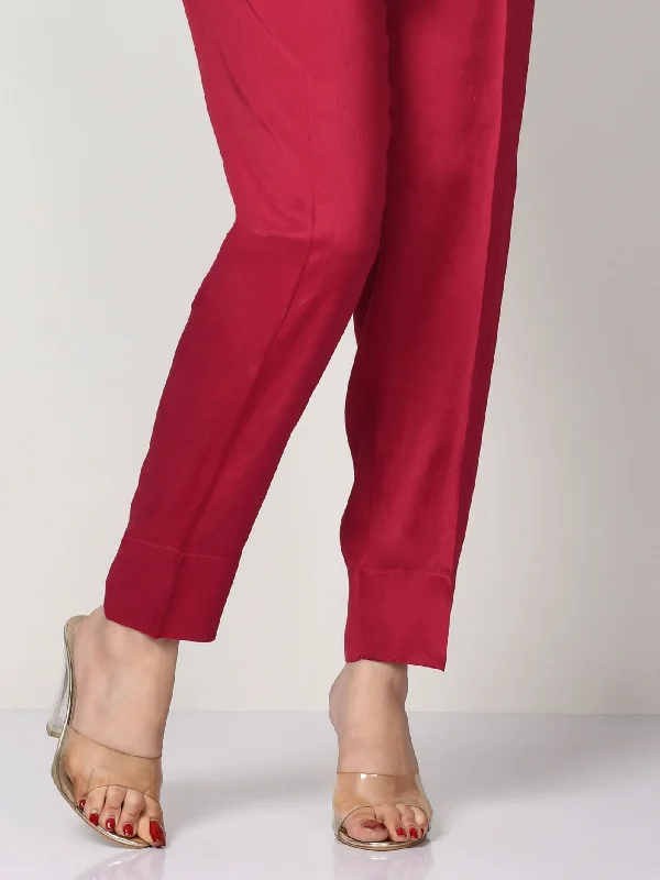 Raw Silk Trouser Trousers Trousers Formal