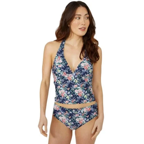 Debenhams Womens/Ladies Floral Tankini Top loose fit tank