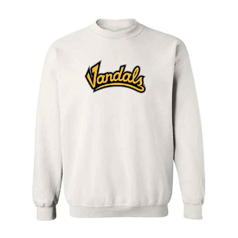 Idaho - NCAA Women's Track & Field : Tesse Kamps - Crewneck Sweatshirt Hoodie with Metallic Shiny Futuristic